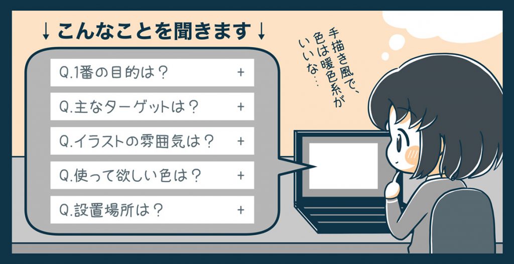 打ち合わせイラスト